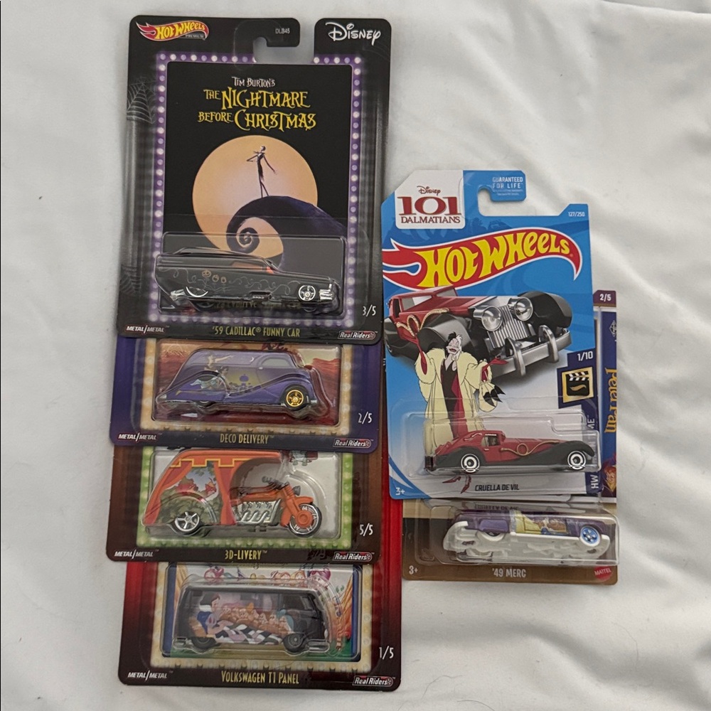 Hot Wheels Disney Set